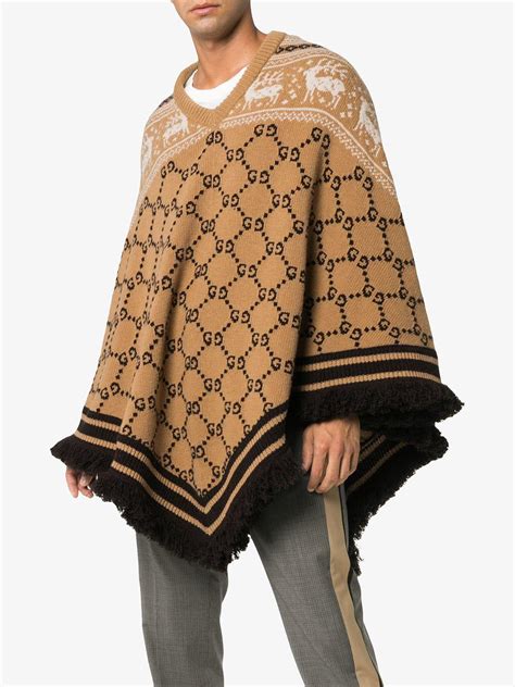 poncho gucci uomo